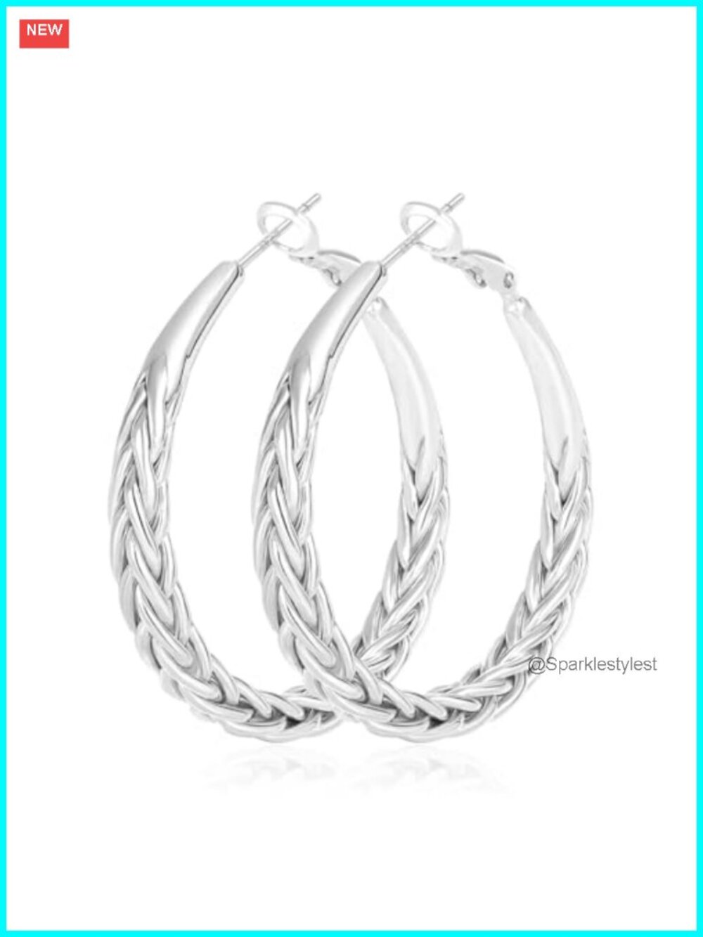 Sterling Silver Hoop Earrings Hypoallergenic Thick